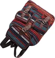 [OATIPHO] Plaid Drawstring Backpack Woman Canvas Backpack Bags Women's Backpack Embroidered Backpack Tote Bag Backpack Off-road Backpack Backpacks Knitted Bag Backpack Purse Polyester