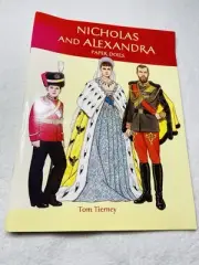 1998 Nicholas and Alexandria Uncut Paper Doll Fashion Book Russian History