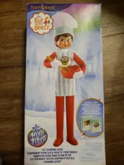 Elf on the Shelf Christmas Chef Clothing Set Cooking Baking Apron & Hat NEW