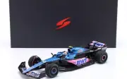 Spark RENAULT F1 A523 7th MONACO GP 2023 PIERRE GASLY #10 with Showcase 1/18