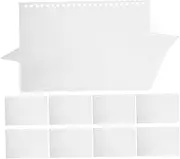 FOYTOKI 50pcs A4 Blank Calendar Inner Pages Binder Refill Loose Leaf Paper Holes Smooth Surface for Art Diary