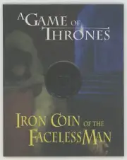 Iron Coin of The Faceless Man Shire Post Mint Medal Coin Token Game of Thrones