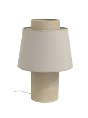 Calido 1 Light Table Lamp in Natural Linen