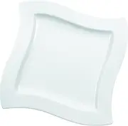 Villeroy & Boch New Wave Soup Bowls Dinner Plates White