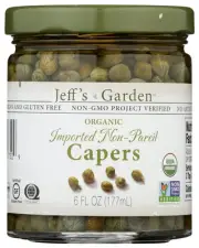 Jeffs Naturals Garden Organic Imported Non Pareil Capers, Gluten Free, Non GM...