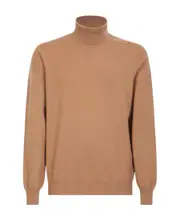 Lardini Roll-Neck Knitted Jumper Nude