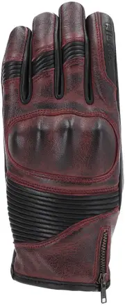 Richa Nazaire Ladies Motorcycle Gloves, black-red, Size M for Women Black Red