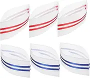 [TINEASUR] 6pcs Breathable Chef Hat Stylish French Chef Cap for Hotel Kitchen Catering Service Food Service Cap
