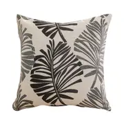 45x45cm Palm Leaf Floral Print Single-Sided Pillow Cover for Sofa Pillow