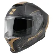 Phantom Carbon Black Gold Full Face Helmet