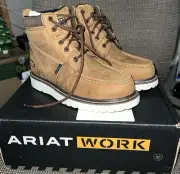 Ariat WOMEN'S 10038335 Rebar Wedge Moc Toe Waterproof Composite Toe Work Boot S6