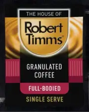 100 x Robert Timms Full-Bodied Granulated Coffee Sachets