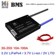 BMS 3S-20S 10A-100A Battery Protection Board LiFePo4 Lithium Li-ion LTO Cells
