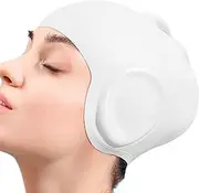 Jvjggag Silicone Swim Caps Women - Skin-Friendly Lightweight Swimming Caps,Reusable Silicone Bathing Hats Protective Gear for Enthusiasts Girls Boys Teenagers Men Women Beginners Professionals