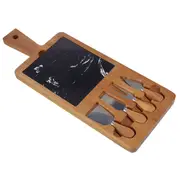Davis & Waddell Cheese Board and Knife Set of 4 Charcuterie Cheese Platter
