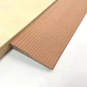 Self-Adhesive Indoor Threshold Ramp, 1/1.5cm Height Silicone Anti Slip Sweeping Robot Ramp, Portable Door Threshold Ramp Strip for Bathroom, 100cm(Coffee,7.5x1.5cm)