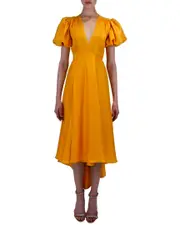 AZEEZA Florence Wrap Style Midi Dress