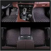 Custom Car Floor Mats Custom Car Floor Mats for Jaguar for Fpace F-PACE 2015 2016 2017 2018 2019 2020 2021 2022 2023 Auto Carpets Foot Coche Car Mats(Black red,2021-2023)