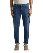 Peserico Regular Fit Jeans in Space Blue