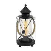 Eglo Bradford Vintage Lantern 60W Black Table Lamp