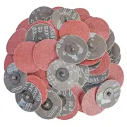 60 Unidades De Disco De Lijado De 3 Pulgadas Con Bloqueo De Rollo