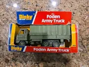 DINKY TOYS 668 FODEN ARMY TRUCK MADE IN ENGLAND.