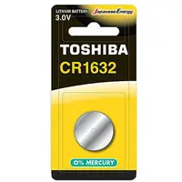 在飛比找樂天市場購物網優惠-【東芝Toshiba】CR1632鈕扣型 鋰電池1粒裝(3V