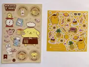 Pompompurin Pipsticks Sticker Sheets - Subscription Exclusive - Scratch N Sniff