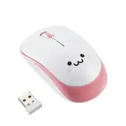 ELECOM 2.4G Wireless Portable Mobile Smiley-Face Mouse for Right/Left Handed Us