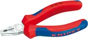 Knipex 08 05 110 chrome-plated Mini Combination Pliers with Multi-Component Grips, 110 mm Size