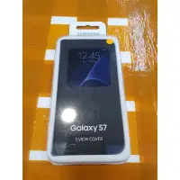 在飛比找蝦皮購物優惠-samsung galaxy S7 全新原廠皮套 視窗皮套 