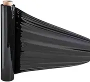 Black Pallet Wrap 500mm x 280m – 4 roll 25um Hand Stretch Film Roll for Wrapping & Securing Pallets – Heavy Duty Packaging