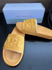 Athletic Propulsion Labs (APL) Men's Big Logo TechLoom Slides Sandal 9 Mango New
