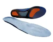 WORK BOOTS ORTHOTIC FOOT ARCH SUPPORT HEEL SHOE INSERTS GEL MASSAGING INSOLES