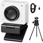 OBSBOT Meet 2 Al-Powered 4K Webcam— Ultra HDR,1080p@60FPS,1/2" CMOS,4X Digital Zoom,Plug&Play,Built-in Dual Mic—Work with Skype, Zoom/MS_Teams/Google Meet—for Online Call/Meeting/Educate-White