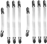 HOMSFOU 2sets Ironing Board Cover Clamps Elastic Ironing Board Cover Clips Straps for 4pcs*2