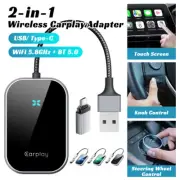 Bluetooth WiFi Wireless Carplay Adapter 2 in 1 Convert Wired Carplay to Wireless