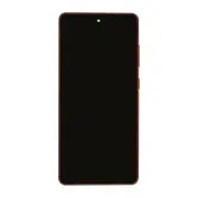 OLED Frame Assembly for Samsung Galaxy S20 FE Cloud Red Aftermarket Replacement