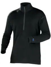 MINUS 33 MID-WEIGHT MENS QTR ZIP BLACK MED Snowmobiling Warm Winter 79-2154 MED