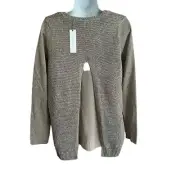 Chico’s Shine Stitch Sully Pullover Sweater NEW Size 0 US Small 4