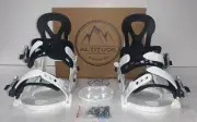 ​ALTITUDE RIPPER KIDS SNOWBOARD BINDINGS 4x4 BURTON 3D EST CHANNEL WHITE/BLACK