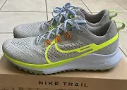 NIKE REACT PEGASUS TRAIL 4 LIGHT IRON ORE VOLT - Size 11.5 - New - Men’s