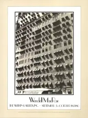 WENDELL MACRAE Summer in New York 24" x 18" Offset Lithograph 1980 Surrealism Ne