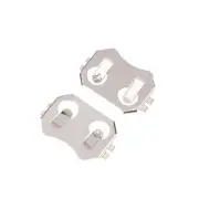 10Pcs Taped SMD Tab CR2032 Battery Button Cell Holder Coin Cell Retainer Holder