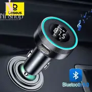 Wireless FM Transmitter Bluetooth 5.0 Radio Car Kit Dual USB Charger MP3 Player