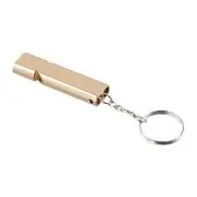 Whistle Aluminium Alloy Aluminum Survival Hiking Keychain SOS
