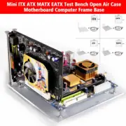 Mini ATX ITX MATX EATX Bench Open Air Case Motherboard Computer Frame Base Lot