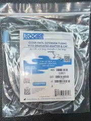 Urocare Products Inc. UC6061EA - Clear-Vinyl Extension Tubing with Adaptor & Cap