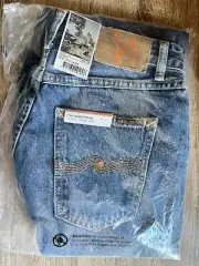 Nudie Jeans Women's Lofty Lo Far Out - Brand New - W28 x L28 - Denim Pant