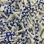 2-3/4" My Hite FLYtee Stripe Golf Tee, 100 Count White/Blue